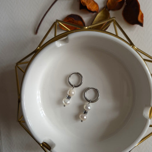 Boucles d'oreilles - Suzy argentées