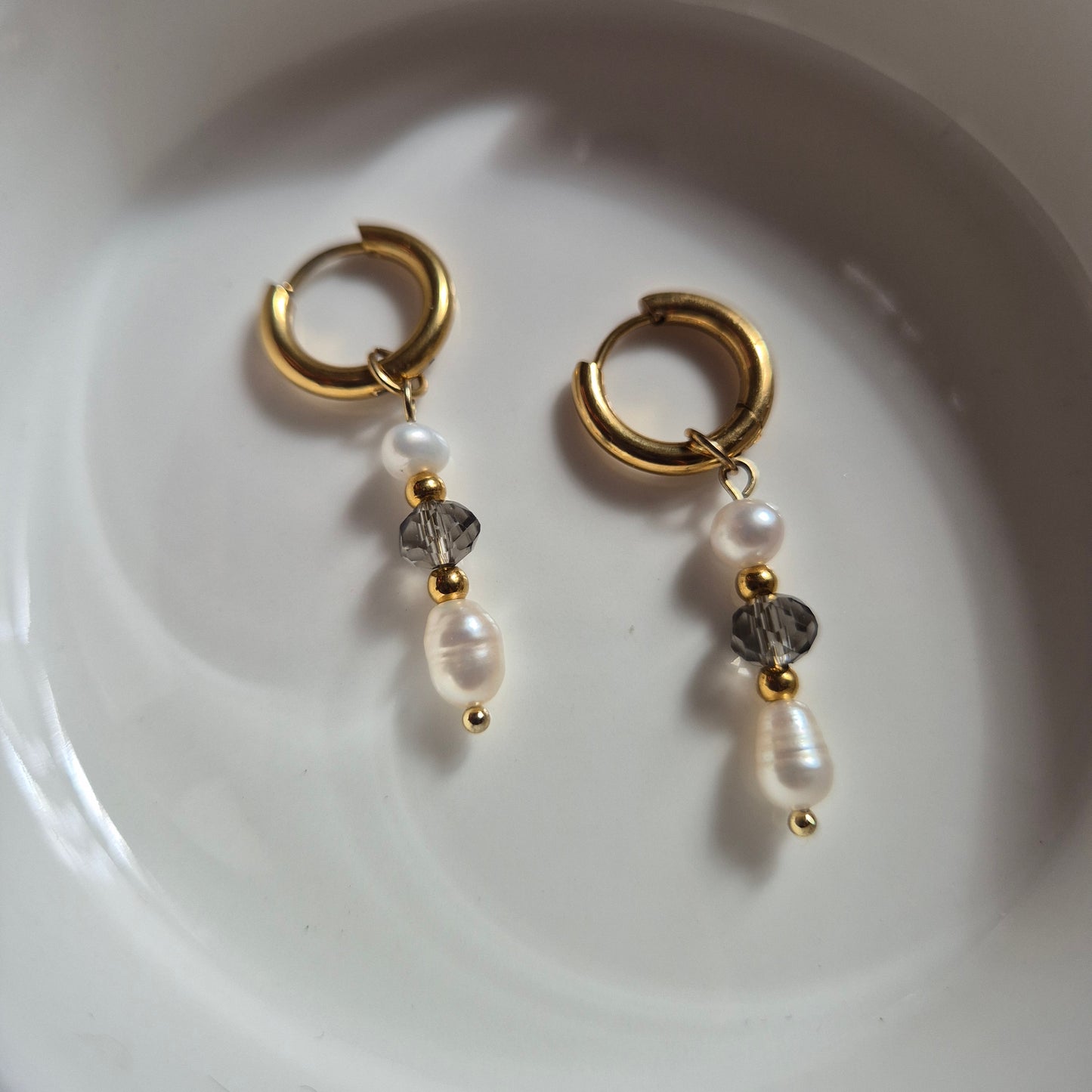 Boucles d'oreilles - Siyah dorées